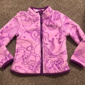 Disney Store Ariel Fleece 3T Purple
